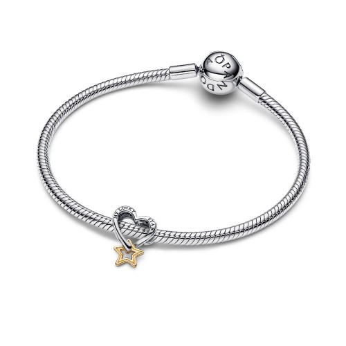 Pandora Lucky Star & Heart Charm Pandora Lucky Star & Heart Charm