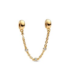 Pandora Triple Clear Stone Safety Chain Pandora Triple Clear Stone Safety Chain