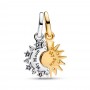 Pandora Splittable Sun & Moon Dangle Charm Pandora Splittable Sun & Moon Dangle Charm