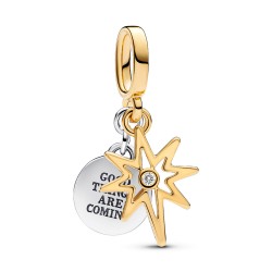 Pandora Engravable North Star Lab-grown Diamond Dangle Charm Pandora Engravable North Star Lab-grown Diamond Dangle Charm