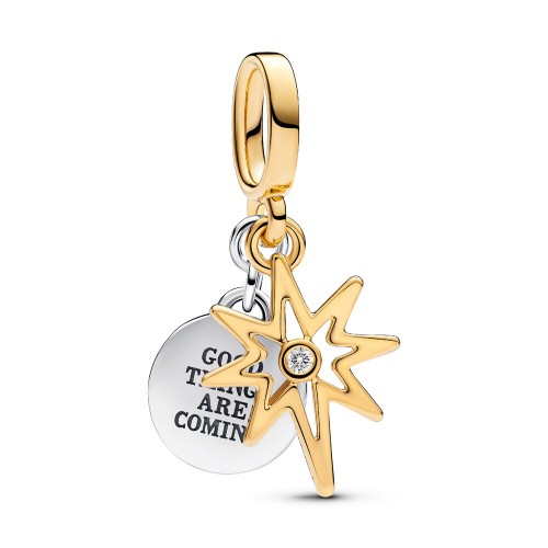 Pandora Engravable North Star Lab-grown Diamond Dangle Charm Pandora Engravable North Star Lab-grown Diamond Dangle Charm