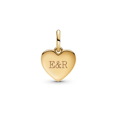 Pandora Engravable Love Heart Dangle Charm Pandora Engravable Love Heart Dangle Charm