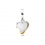 Pandora Engravable Heart & Arrow Double Dangle Charm Pandora Engravable Heart & Arrow Double Dangle Charm