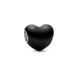 Pandora Black Heart Charm Pandora Black Heart Charm