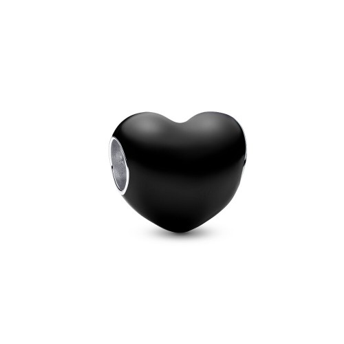 Pandora Black Heart Charm Pandora Black Heart Charm