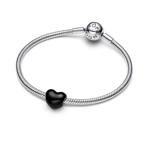 Pandora Black Heart Charm Pandora Black Heart Charm