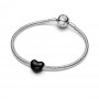 Pandora Black Heart Charm Pandora Black Heart Charm