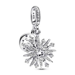 Pandora Sparkling Firework Double Dangle Charm Pandora Sparkling Firework Double Dangle Charm