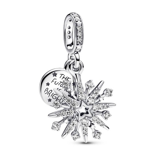 Pandora Sparkling Firework Double Dangle Charm Pandora Sparkling Firework Double Dangle Charm
