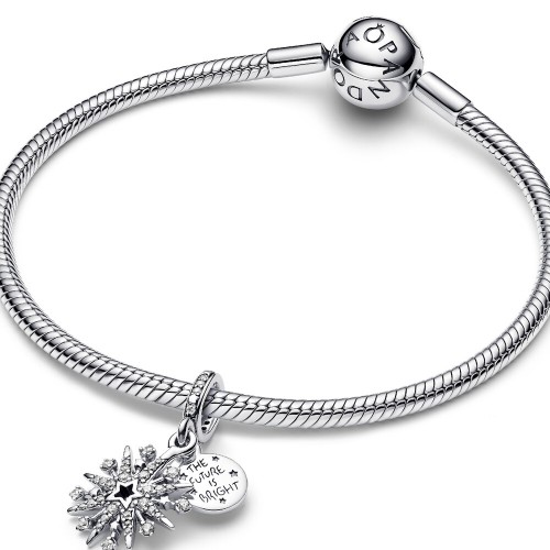 Pandora Sparkling Firework Double Dangle Charm Pandora Sparkling Firework Double Dangle Charm