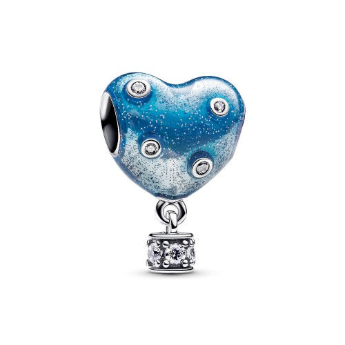 Pandora  Hot Air Balloon Heart Charm