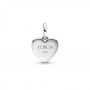 Pandora Engravable Love Heart Dangle Charm Pandora Engravable Love Heart Dangle Charm