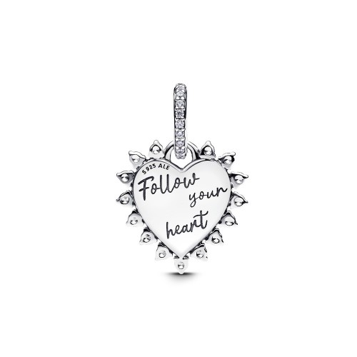 Pandora Spinnable Arrow Heart Dangle Charm Pandora Spinnable Arrow Heart Dangle Charm