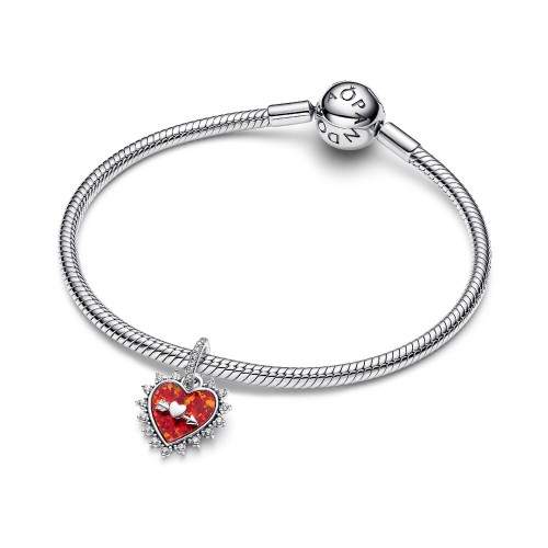 Pandora Spinnable Arrow Heart Dangle Charm Pandora Spinnable Arrow Heart Dangle Charm