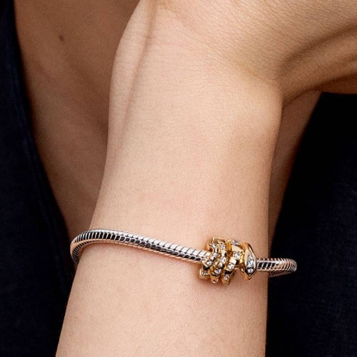 Pandora Curled Snake Charm Pandora Curled Snake Charm
