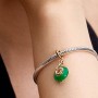 Pandora Snake Green Murano Glass Dangle Charm Pandora Snake Green Murano Glass Dangle Charm