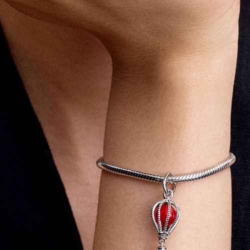 Pandora Hot Air Balloon Murano Glass Dangle Charm Pandora Hot Air Balloon Murano Glass Dangle Charm