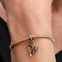 Pandora Engravable Heart & Arrow Double Dangle Charm Pandora Engravable Heart & Arrow Double Dangle Charm