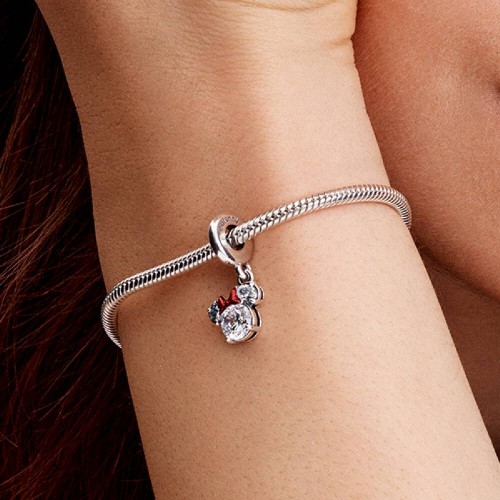 Pandora Disney Minnie Mouse Silhouette Dangle Charm Pandora Disney Minnie Mouse Silhouette Dangle Charm