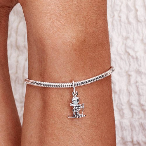 Pandora Skier Dangle Charm Pandora Skier Dangle Charm