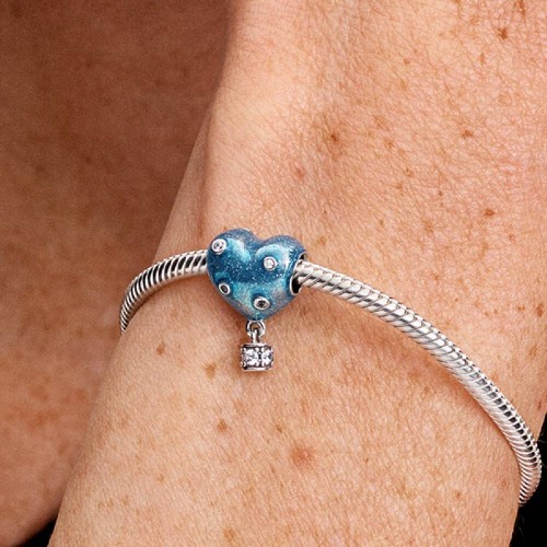 Pandora  Hot Air Balloon Heart Charm