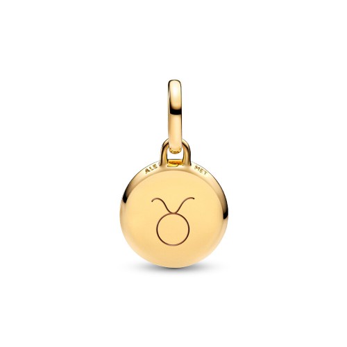 Pandora Green Engravable Mini Medallion Charm Pandora Green Engravable Mini Medallion Charm
