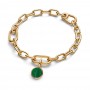 Pandora Green Engravable Mini Medallion Charm Pandora Green Engravable Mini Medallion Charm
