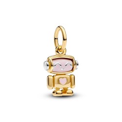 Pandora Spinnable Face Robot Dangle Charm