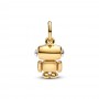 Pandora Spinnable Face Robot Dangle Charm Pandora Spinnable Face Robot Dangle Charm