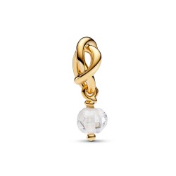 Pandora Faceted Clear Eternity Circle Dangle Charm Pandora Faceted Clear Eternity Circle Dangle Charm