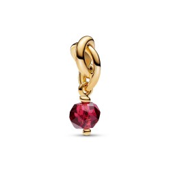 Pandora Faceted True Red Eternity Circle Dangle Charm Pandora Faceted True Red Eternity Circle Dangle Charm