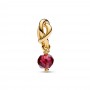 Pandora Faceted True Red Eternity Circle Dangle Charm Pandora Faceted True Red Eternity Circle Dangle Charm