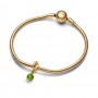Pandora Faceted Spring Green Eternity Circle Dangle Charm Pandora Faceted Spring Green Eternity Circle Dangle Charm