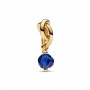 Pandora Faceted Blue Eternity Circle Dangle Charm Pandora Faceted Blue Eternity Circle Dangle Charm