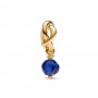 Pandora Faceted Blue Eternity Circle Dangle Charm Pandora Faceted Blue Eternity Circle Dangle Charm