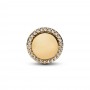 Pandora Engravable Sparkling Button Charm Pandora Engravable Sparkling Button Charm