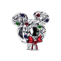 Pandora Disney Mickey Mouse Christmas Wreath Charm Pandora Disney Mickey Mouse Christmas Wreath Charm