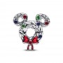 Pandora Disney Mickey Mouse Christmas Wreath Charm Pandora Disney Mickey Mouse Christmas Wreath Charm
