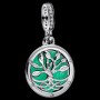 Pandora Glow-in-the-dark Infinity Tree Double Dangle Charm Pandora Glow-in-the-dark Infinity Tree Double Dangle Charm