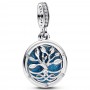 Pandora Glow-in-the-dark Infinity Tree Double Dangle Charm Pandora Glow-in-the-dark Infinity Tree Double Dangle Charm