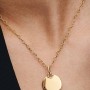Pandora Engravable Round Tag Dangle Charm Pandora Engravable Round Tag Dangle Charm