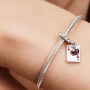 Pandora Disney Villains Queen of Hearts Double Dangle Charm Pandora Disney Villains Queen of Hearts Double Dangle Charm