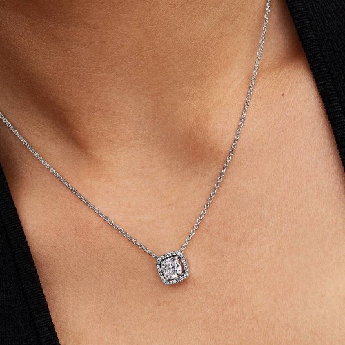 Pandora Halo Pendant Collier Necklace Pandora Halo Pendant Collier Necklace