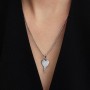 Pandora Engravable Heart Key Pendant Pandora Engravable Heart Key Pendant