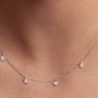 Pandora Talisman Sterling Silver Lab-Grown Diamond Dangle Symbols Paperclip Chain Necklace Pandora Talisman Sterling Silver Lab-Grown Diamond Dangle Symbols Paperclip Chain Necklace