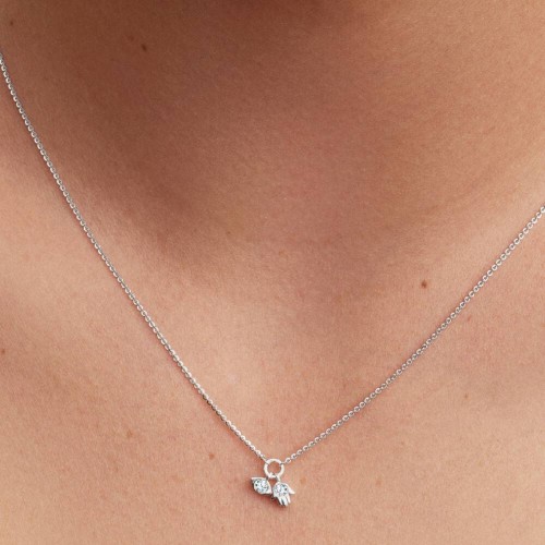 Pandora Talisman Sterling Silver Lab-Grown Diamond Evil Eye & Hamsa Hand Dangle Pendant Necklace Pandora Talisman Sterling Silver Lab-Grown Diamond Evil Eye & Hamsa Hand Dangle Pendant Necklace