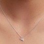 Pandora Talisman Sterling Silver Lab-Grown Diamond Evil Eye & Hamsa Hand Dangle Pendant Necklace Pandora Talisman Sterling Silver Lab-Grown Diamond Evil Eye & Hamsa Hand Dangle Pendant Necklace