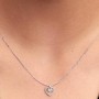 Pandora Talisman Sterling Silver Lab-Grown Diamond Heart Pendant Necklace Pandora Talisman Sterling Silver Lab-Grown Diamond Heart Pendant Necklace