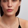 Pandora Talisman Sterling Silver Lab-Grown Diamond Dangle Symbols Paperclip Chain Necklace Pandora Talisman Sterling Silver Lab-Grown Diamond Dangle Symbols Paperclip Chain Necklace