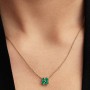Pandora Green Lucky Clover Pendant Necklace Pandora Green Lucky Clover Pendant Necklace
